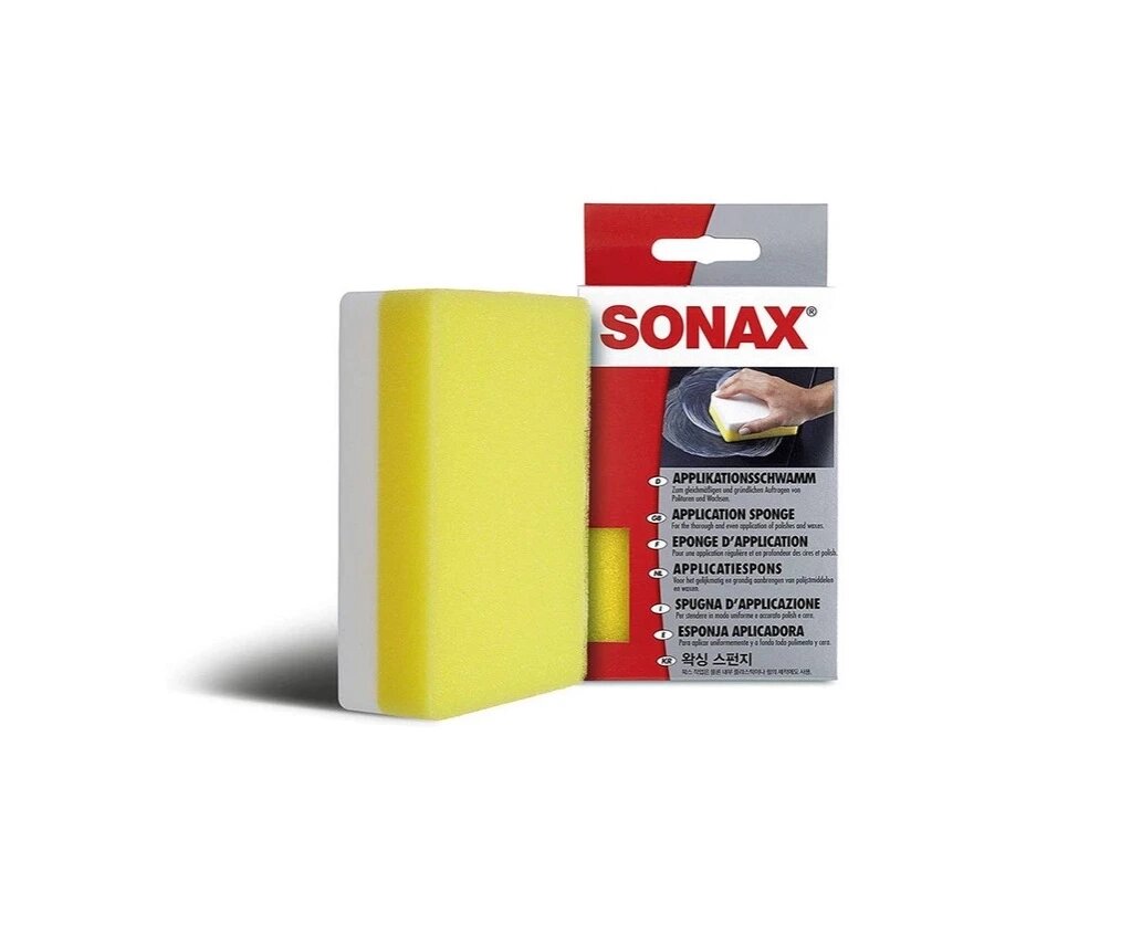 Губка-аплікатор для полірування SONAX 20x3x20 від компанії Digital Designs Ukraine - фото 1