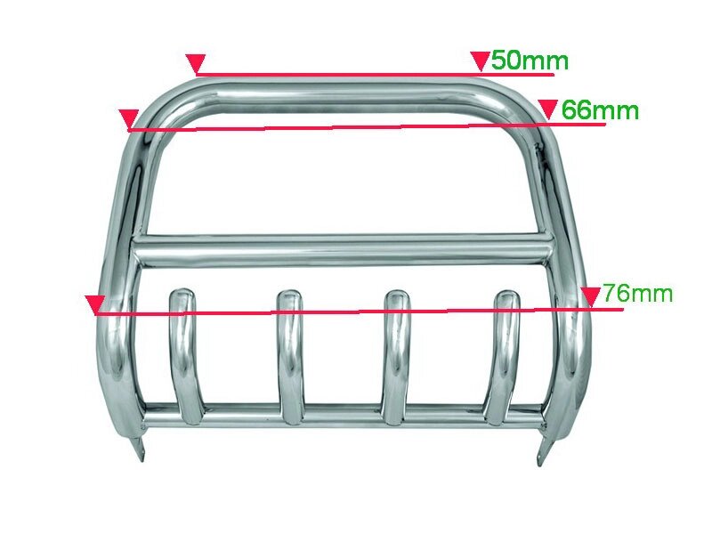 Кенгурятник QT006 (нерж.) для Mitsubishi Pajero Sport 2008-2015рр від компанії Digital Designs Ukraine - фото 1