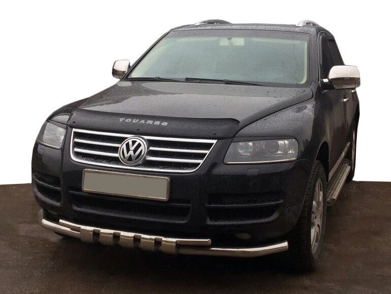 Кенгурятник ST015 (нерж) для Volkswagen Touareg 2002-2010 рр від компанії Digital Designs Ukraine - фото 1