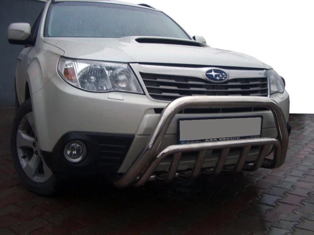 Кенгурятник WT002 (нерж.) для Subaru Forester 2008-2013 рр від компанії Digital Designs Ukraine - фото 1