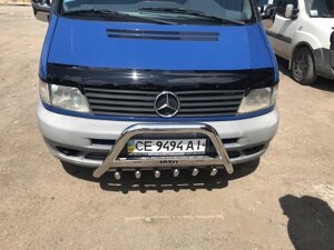 Кенгурятник WT003/4 (нерж.) без напису, 51мм для Mercedes Vito W638 1996-2003 років