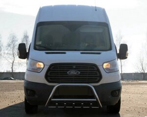 Кенгурятник WT003 (нерж.) для Ford Transit 2014-2024 рр