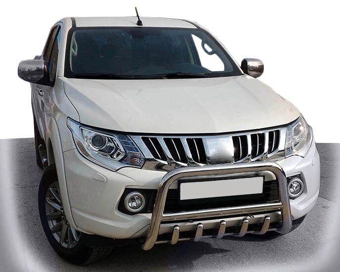 Кенгурятник WT003 (нерж) для Mitsubishi L200 2015-2024 рр від компанії Digital Designs Ukraine - фото 1