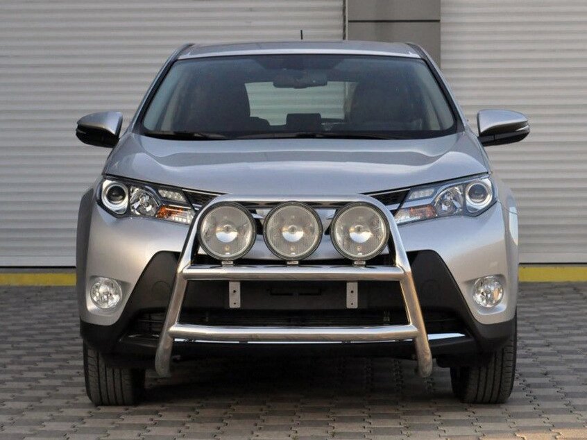 Кенгурятник WT018 (нерж) для Toyota Rav 4 2013-2018 рр від компанії Digital Designs Ukraine - фото 1