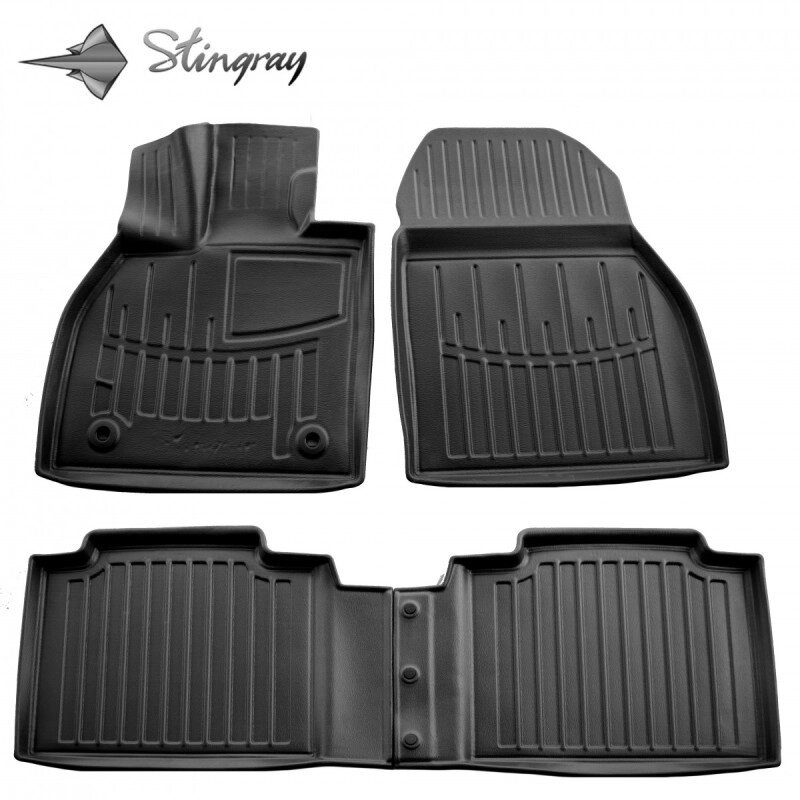 Килимки Stingray 3D (4 шт, поліуретан) для Toyota bZ4X від компанії Digital Designs Ukraine - фото 1