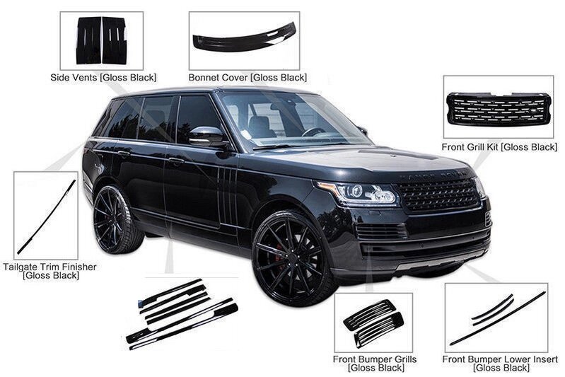 Комплект обвісів 2013-2017 (BlackEdition, великий) для Range Rover IV L405 рр від компанії Digital Designs Ukraine - фото 1