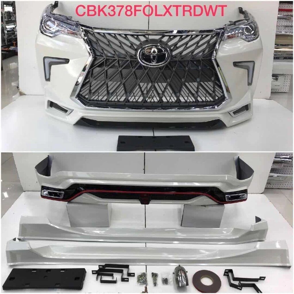 Комплект обвісів Lexus-TRD V2 для Toyota Fortuner 2015-2024 рр від компанії Digital Designs Ukraine - фото 1