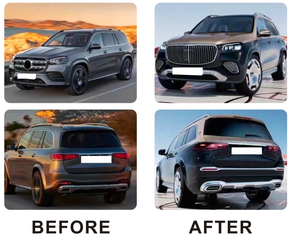 Комплект обвісів Maybach 2024 для Mercedes GLS X167 від компанії Digital Designs Ukraine - фото 1