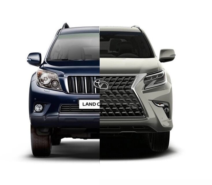 Комплект рестайлінгу в Lexus GX460 2020 року для Toyota Land Cruiser Prado 150 від компанії Digital Designs Ukraine - фото 1