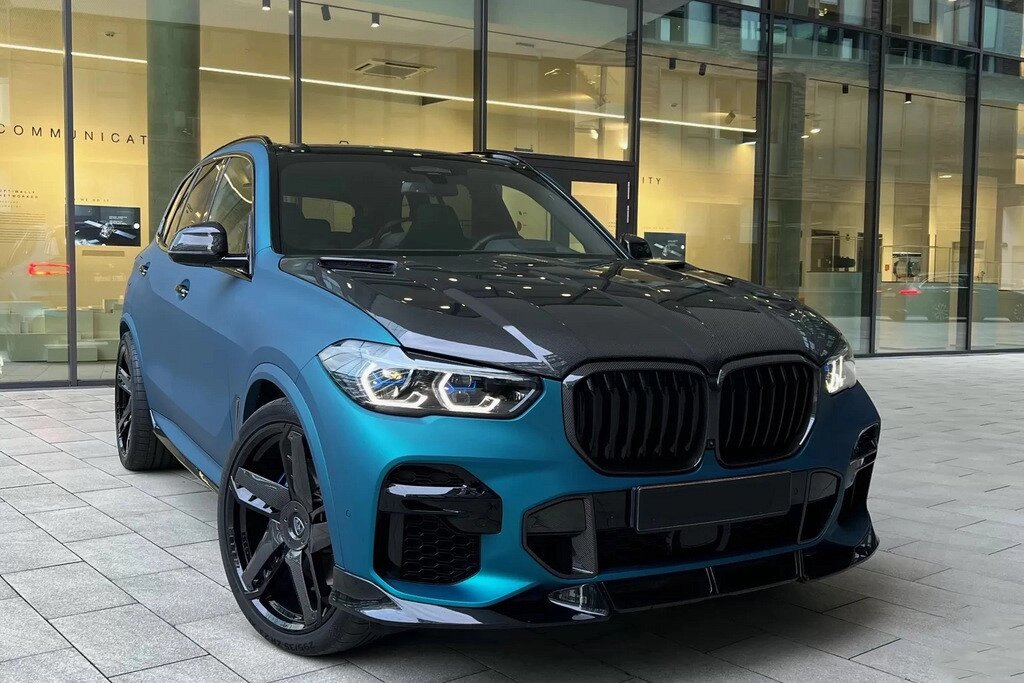 Ковані диски з вставками карбону R20/R21/R22 (LT-Designs, 4 шт) для BMW X6 G06 2019-2024 рр від компанії Digital Designs Ukraine - фото 1