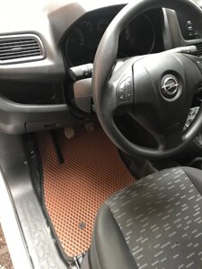 Килимки EVA (цегляні, передні) для Fiat Doblo II 2010-2022 рр