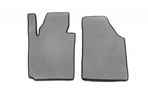 Килимки EVA (сірі) 5 шт, передні та задні (для MAXI, 2 зсувних дверей) для Volkswagen Caddy 2015-2020 рр
