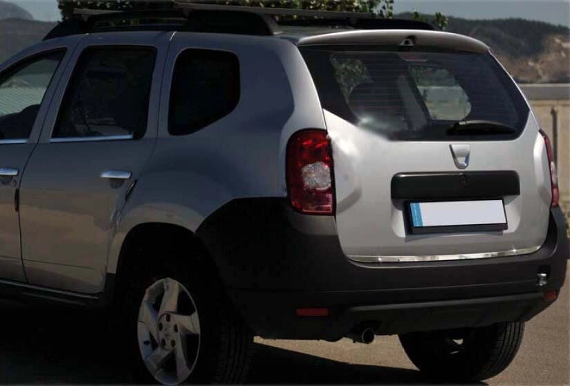 Кромка багажника (нерж.) Carmos - турецька сталь для Renault Duster 2008-2017 рр від компанії Digital Designs Ukraine - фото 1