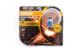 Лампа головного світла Osram H7 55W Night Breaker -2024200% 64210nb200