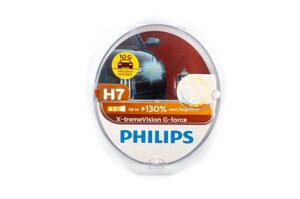 Лампа головного світла Philips H7 55W 12972XVG X-treme Vision G-Force -2024130%