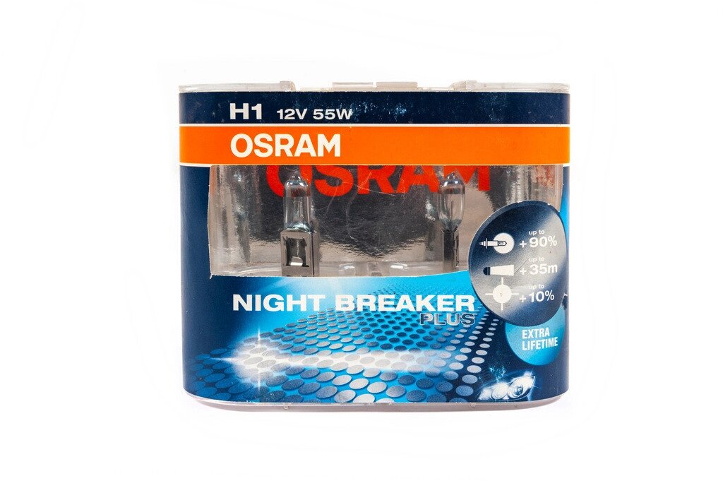 Лампа головного світла Osram H1 55W 64150NBP Night Breaker Plus від компанії Digital Designs Ukraine - фото 1