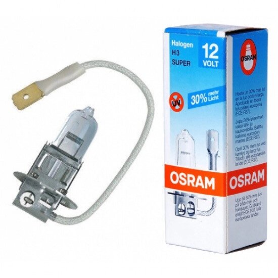 Лампа головного світла Osram H3 55W 64151SUP Super -202430% від компанії Digital Designs Ukraine - фото 1