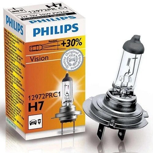 Лампа головного світла Philips H7 55W 12972PR Premium -202430% від компанії Digital Designs Ukraine - фото 1