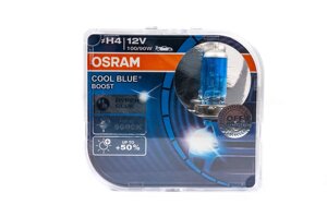 Лампи головного світла Osram H4 100/90W Cool Blue Hyper 62193CBB (2 шт)