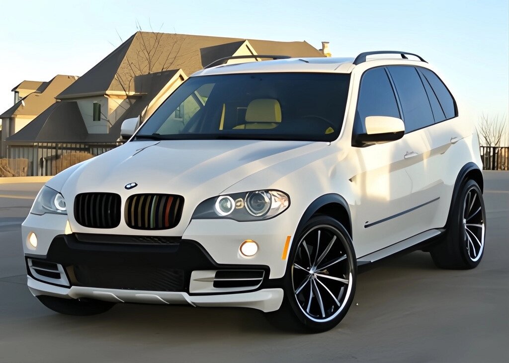 Накладка на передній бампер (2007-2010, під фарбування) для BMW X5 E-70 рр від компанії Digital Designs Ukraine - фото 1