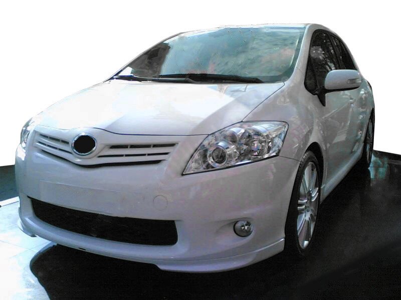 Накладка на передній бампер (під фарбування) для Toyota Auris 2007-2012 рр від компанії Digital Designs Ukraine - фото 1