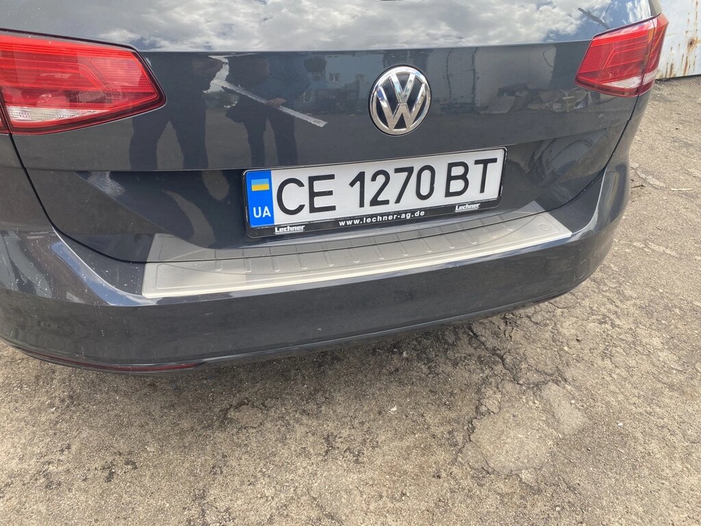 Накладка на задній бампер OmsaLine (нерж) Sedan для Volkswagen Passat B8 2015-2024 рр від компанії Digital Designs Ukraine - фото 1