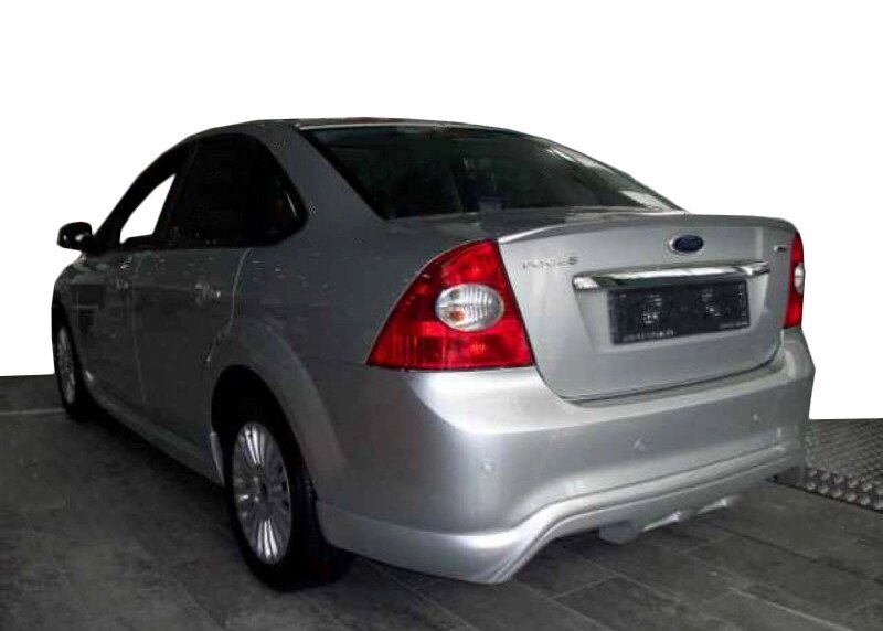 Накладка на задній бампер Sedan (під фарбування) для Ford Focus II 2005-2008 рр від компанії Digital Designs Ukraine - фото 1