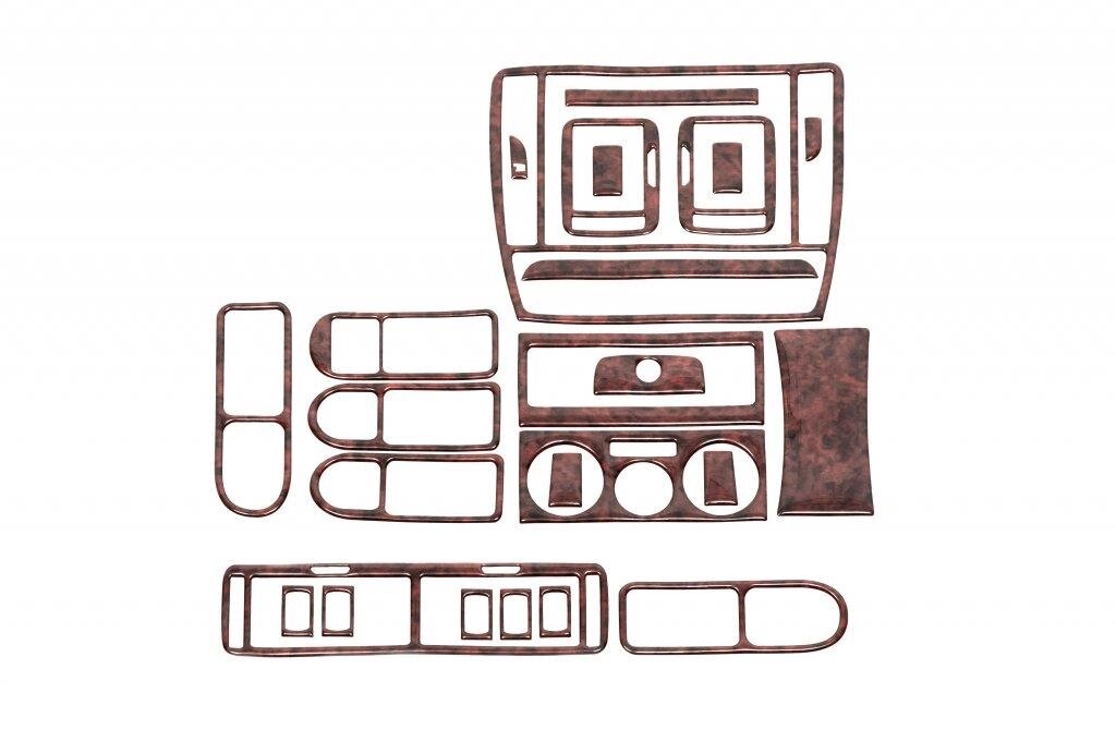 Накладки на панель 96-04 Дерево для Volkswagen Passat B5 1997-2005 років від компанії Digital Designs Ukraine - фото 1