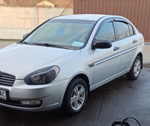 Накладки на дзеркала BMW-Style (2 шт) для Hyundai Accent 2006-2010 рр