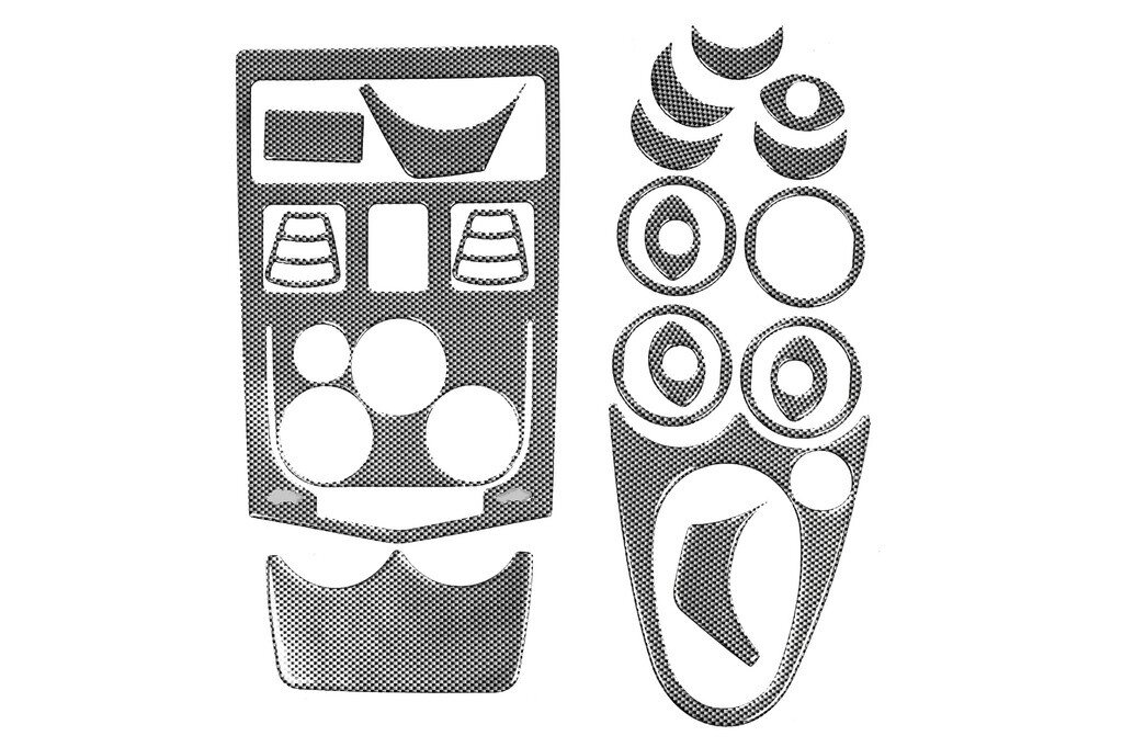 Накладки в салон (Meric, Туреччина) Чорний рояль для Dacia Logan I 2005-2008 рр від компанії Digital Designs Ukraine - фото 1