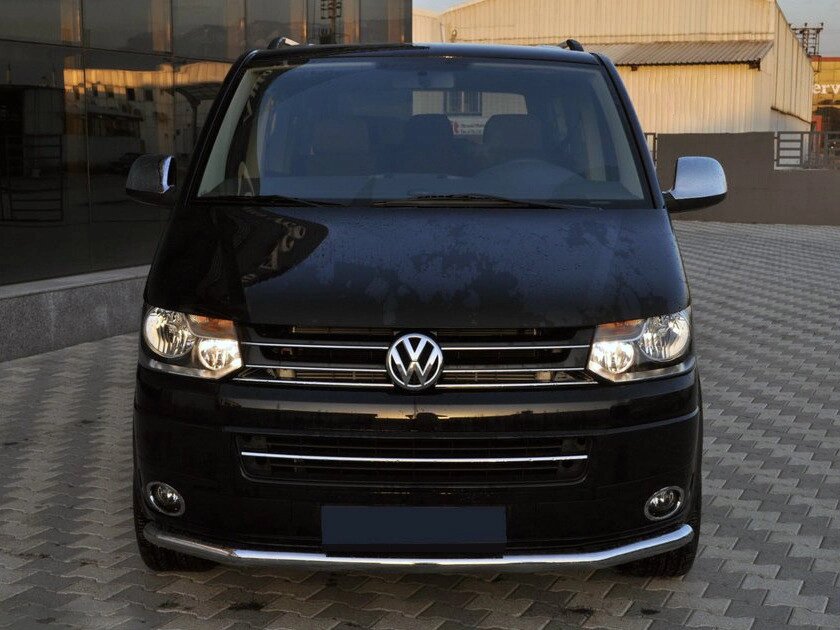 Нижня одинарна губа (нерж) 51 мм для Volkswagen T5 2010-2015 рр від компанії Digital Designs Ukraine - фото 1