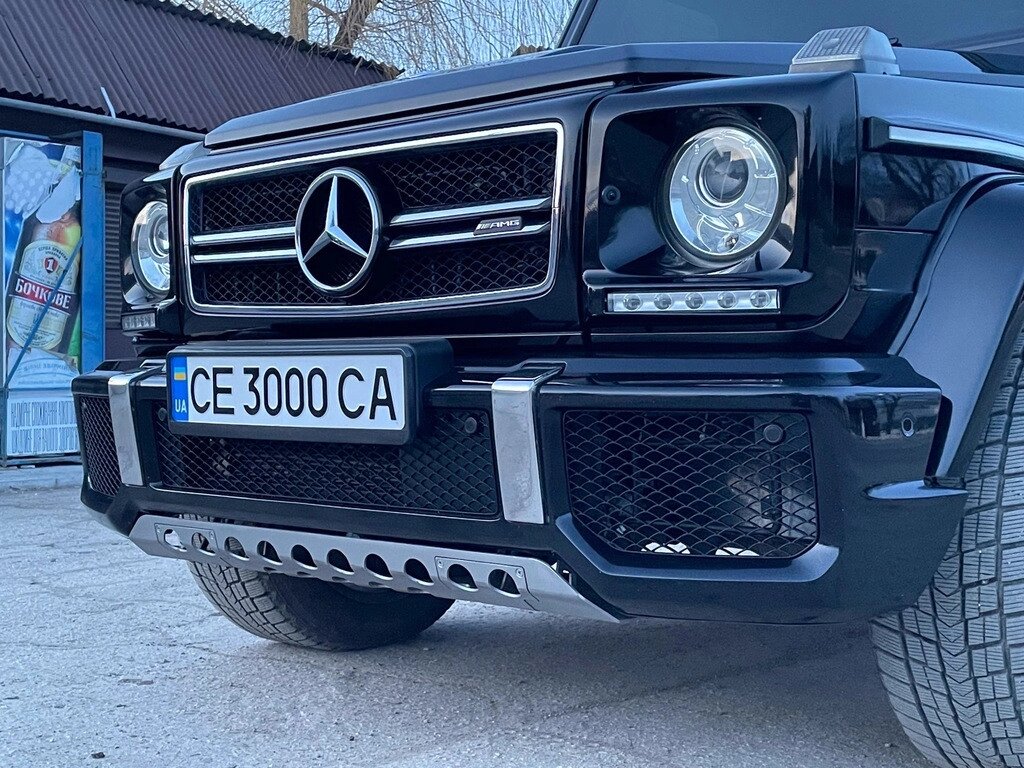 Передній бампер AMG G63/G65 (в зборі) G63 (хромована сітка) для Mercedes G сlass W463 1990-2018рр від компанії Digital Designs Ukraine - фото 1