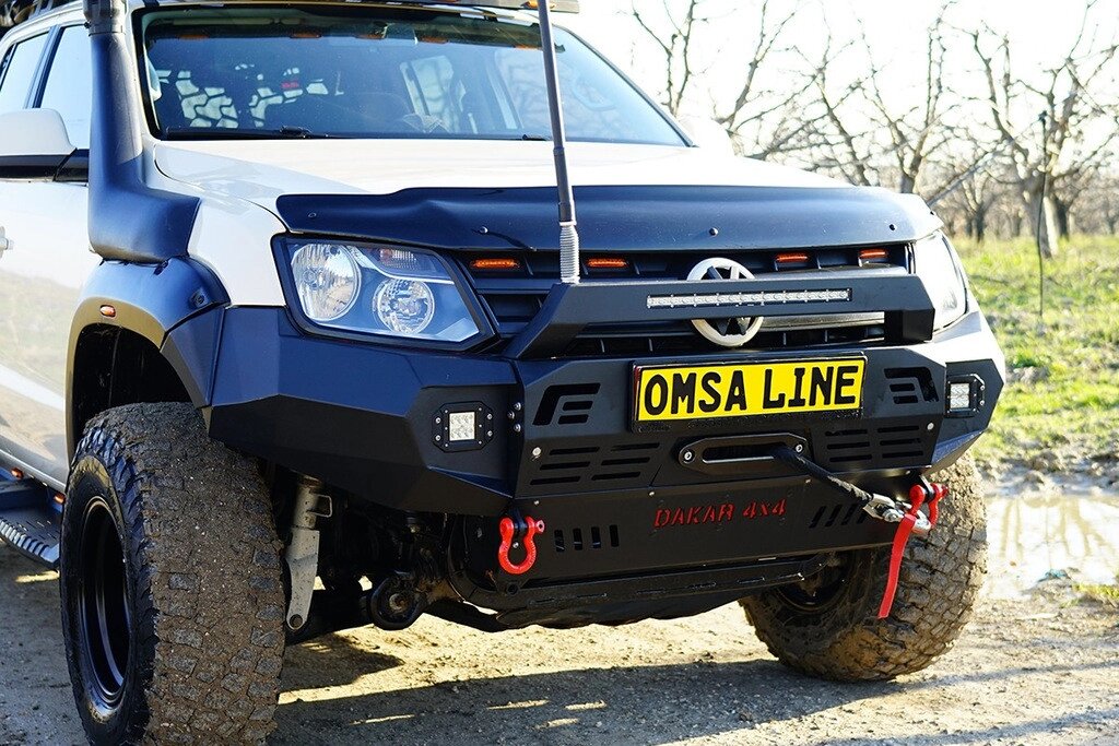 Передній бампер Dakar для Volkswagen Amarok 2010-2022 рр від компанії Digital Designs Ukraine - фото 1