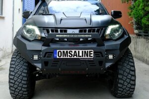 Передній бампер з захистом картеру Dakar (2015-2019) для Mitsubishi L200 рр