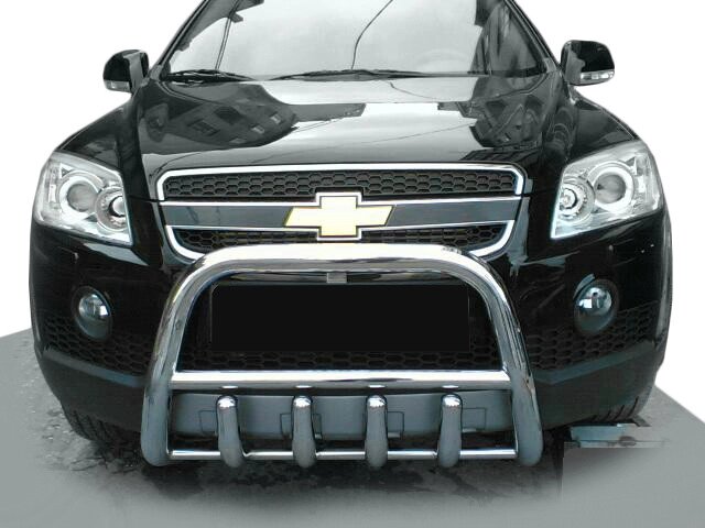 Передня дуга QT006 (нерж.) для Chevrolet Captiva 2006-2019рр від компанії Digital Designs Ukraine - фото 1