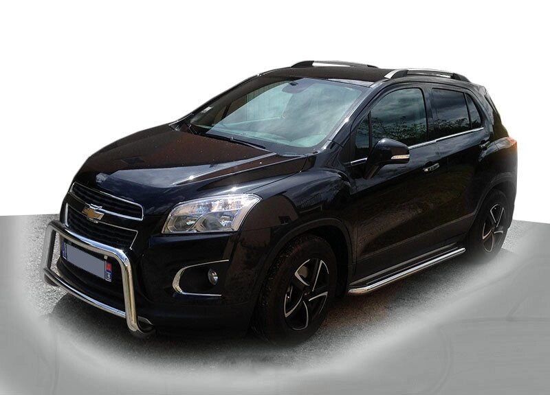 Передня дуга WT005 (нерж.) для Chevrolet Trax 2012-2024 рр від компанії Digital Designs Ukraine - фото 1