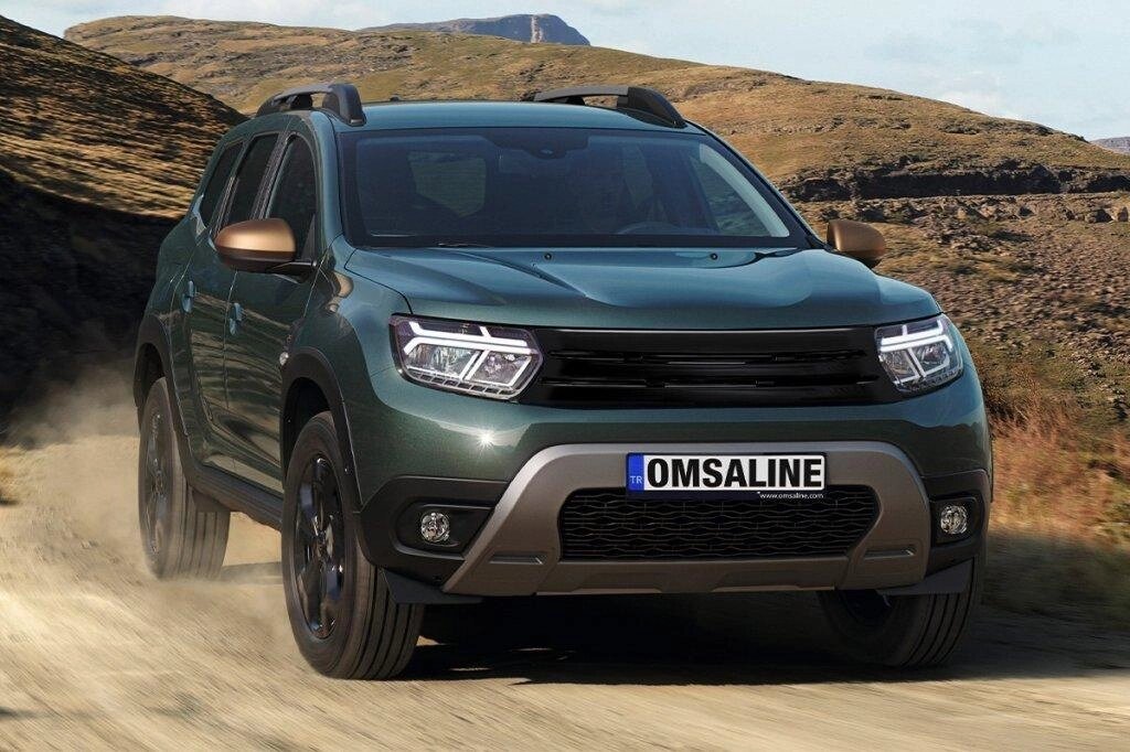 Передня решітка (чорна) для Dacia Duster 2018-2024 рр від компанії Digital Designs Ukraine - фото 1