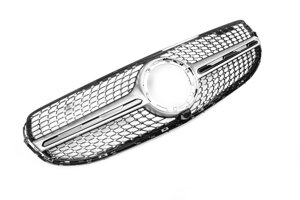 Передня решітка Diamond Silver (2020-2024) для Mercedes GLC X253