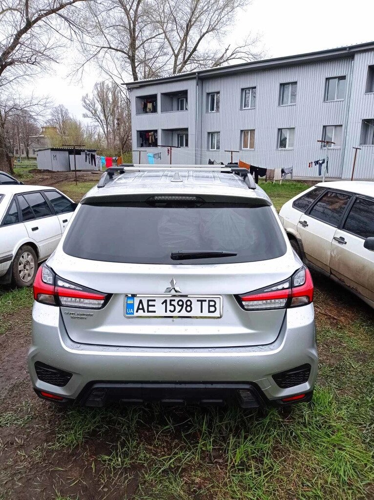 Перемички на рейлінги під ключ (2 шт) Чорний для Mitsubishi ASX 2010-2023 рр від компанії Digital Designs Ukraine - фото 1