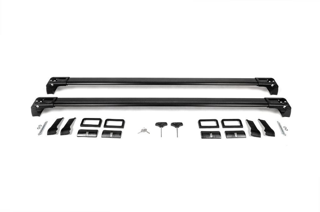 Перемички в штатні місця під ключ WingBar (2 шт) Чорний для Mercedes E-сlass W124 1984-1997 рр від компанії Digital Designs Ukraine - фото 1