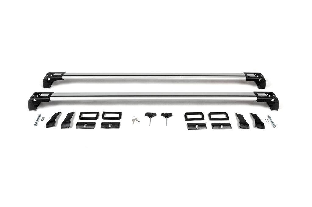 Перемички в штатні місця під ключ WingBar (2 шт) Сірий для Mercedes E-сlass W124 1984-1997 рр від компанії Digital Designs Ukraine - фото 1