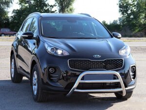 Кенгурятник WT023 (нерж) для Kia Sportage 2015-2021 рр