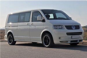 Повна окантовка вікон (14 шт, нерж) 2 бокових дверей, Коротка база для Volkswagen T6