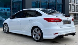 Спойлер Sedan LIP (Sunplex, чорний) для Ford Focus III 2011-2017 рр