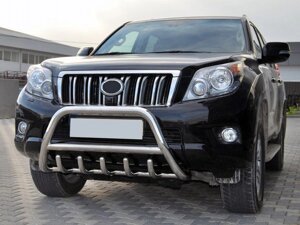 Кенгурятник WT003 (нерж) для Toyota Land Cruiser Prado 150