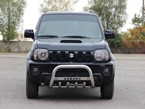 Кенгурятник QT006 (нерж) для Suzuki Jimny 1998-2018 рр