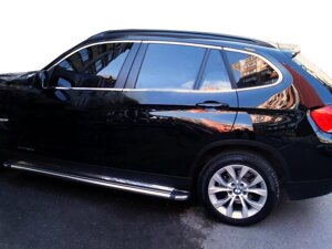 Повна окантовка вікон (нерж.) 12 шт. для BMW X1 E-84 2009-2015рр