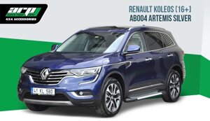 Бокові пороги Allmond (2 шт., алюміній) для Renault Koleos 2016-2024