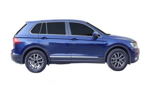 Молдинг дверний OmsaLine для AllSpace (4 шт, нерж) для Volkswagen Tiguan 2016-2024