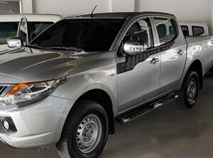 Верхні молдинги дверей 2015-2019 (4 шт, ABS) для Mitsubishi L200 рр